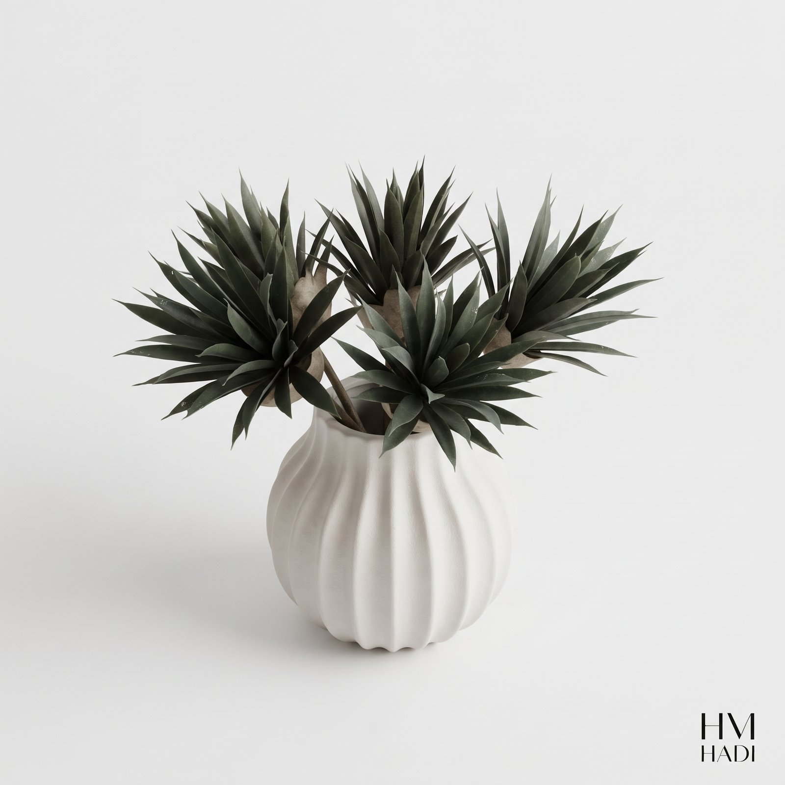 Green Succulent Vase - Image 3