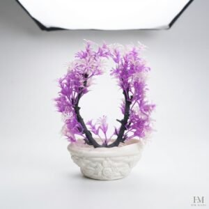 Purple & White Circular Arrangement