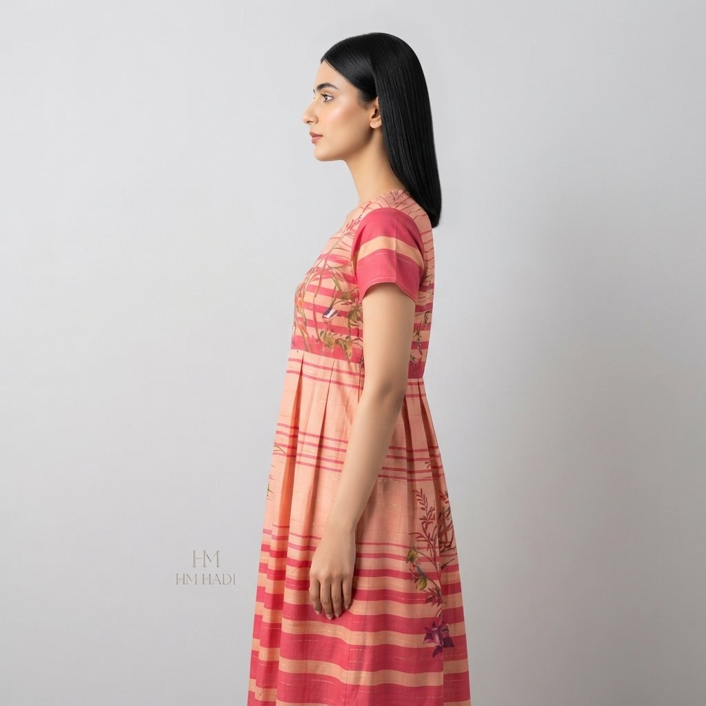 Mustard Tiered Sleeveless Dress - Image 4