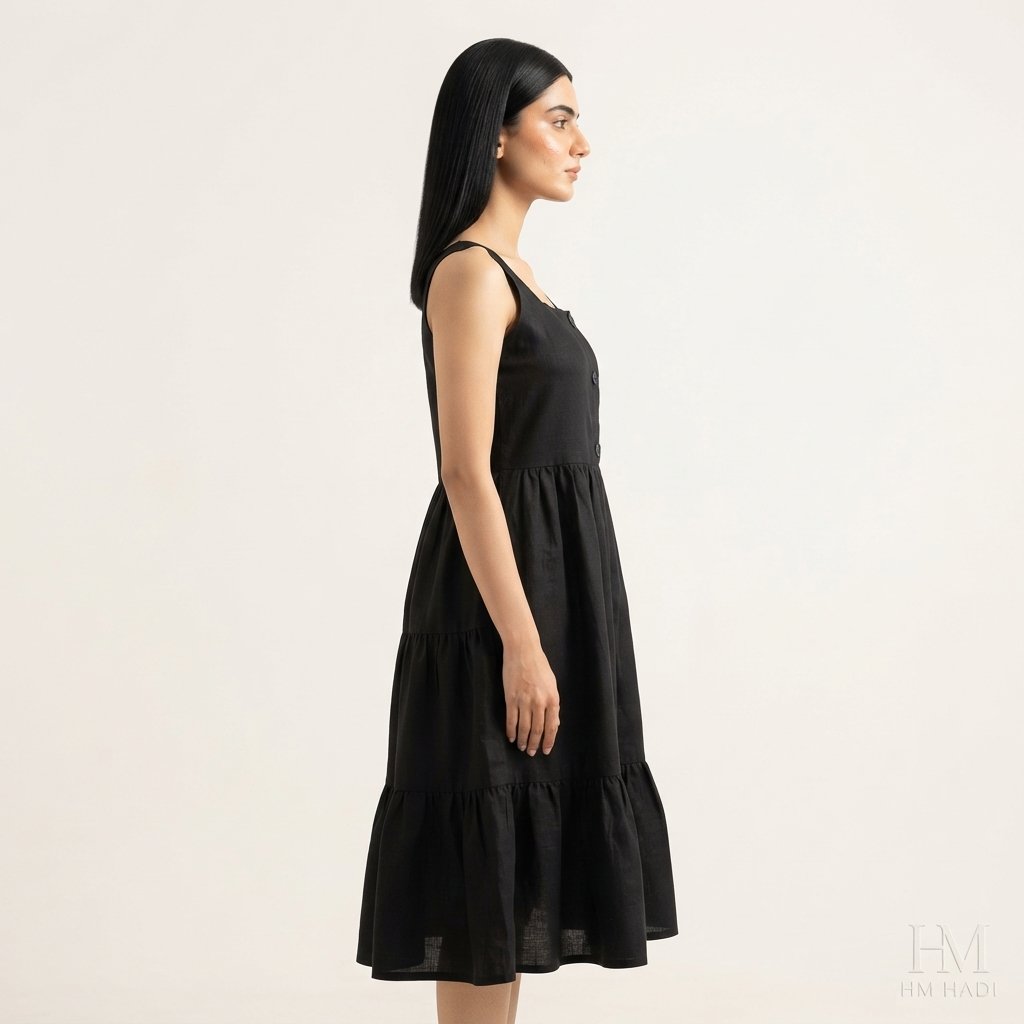 Elegant Floral Summer Dress – HM HADI - Image 3