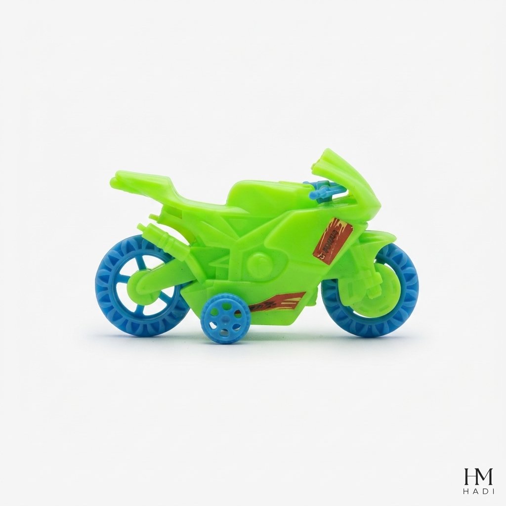 Colorful Toy Motorcycle Set